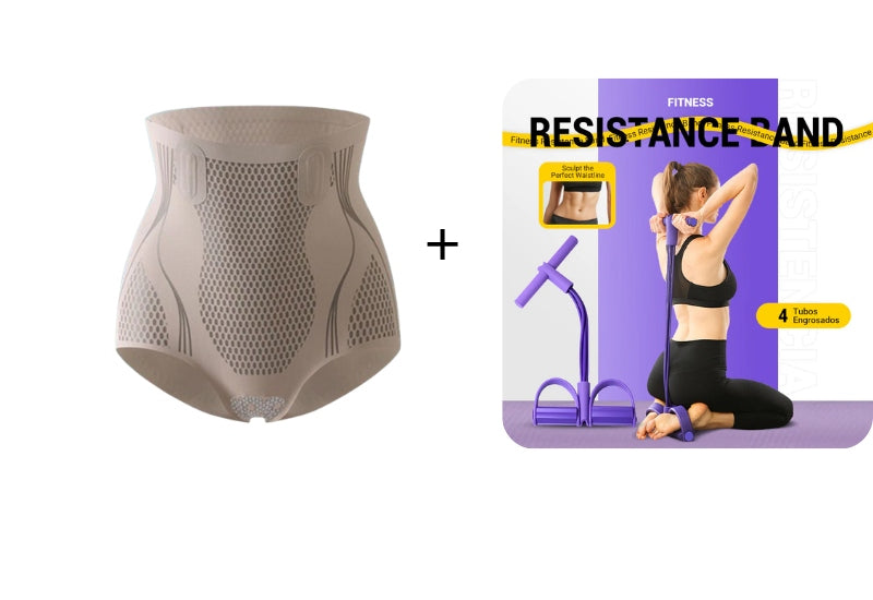 4-in-1 Shaping and Fat-Burning Microfiber Shorts