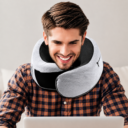 Cuppy - Neck Memory Foam Pillow U-Shaped