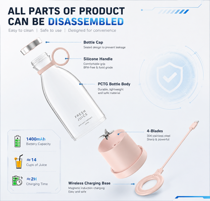 Mini portable blender