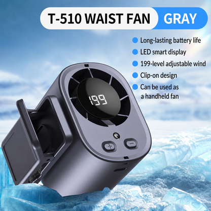 Waist Mounted High-speed Car Clip Fan