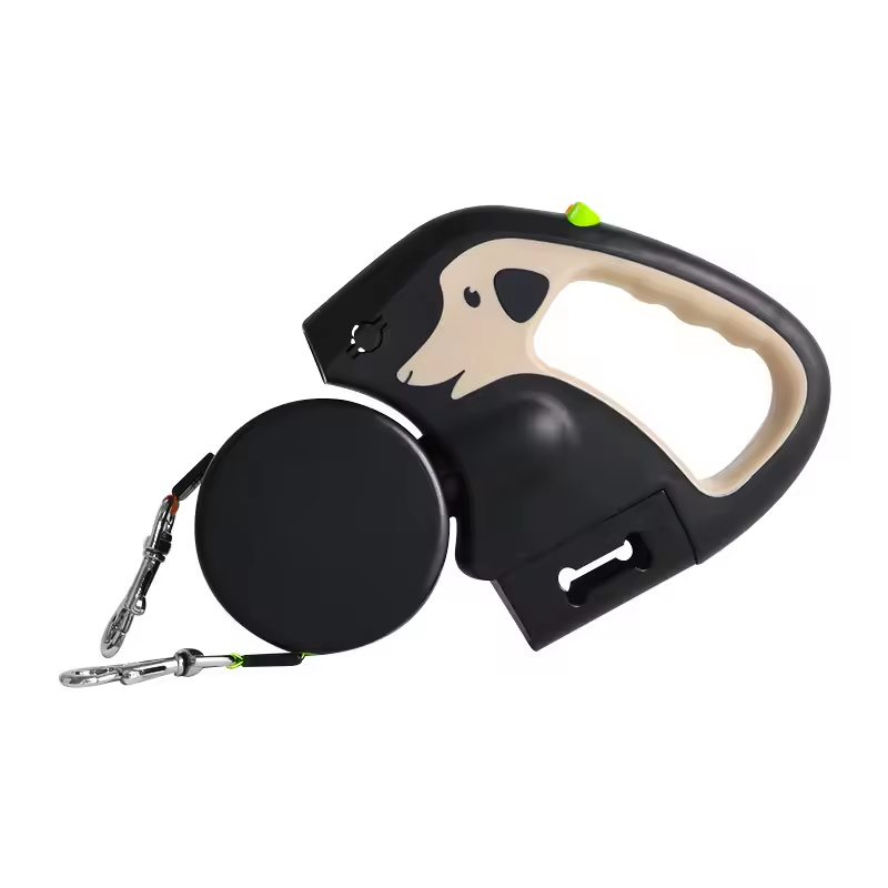 Auto Retractable Dog Leash 3M Extendable Rope For 2 Dogs