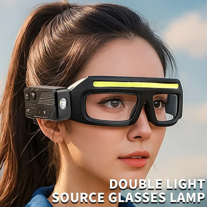 Rechargeable LED Glasses Headlight