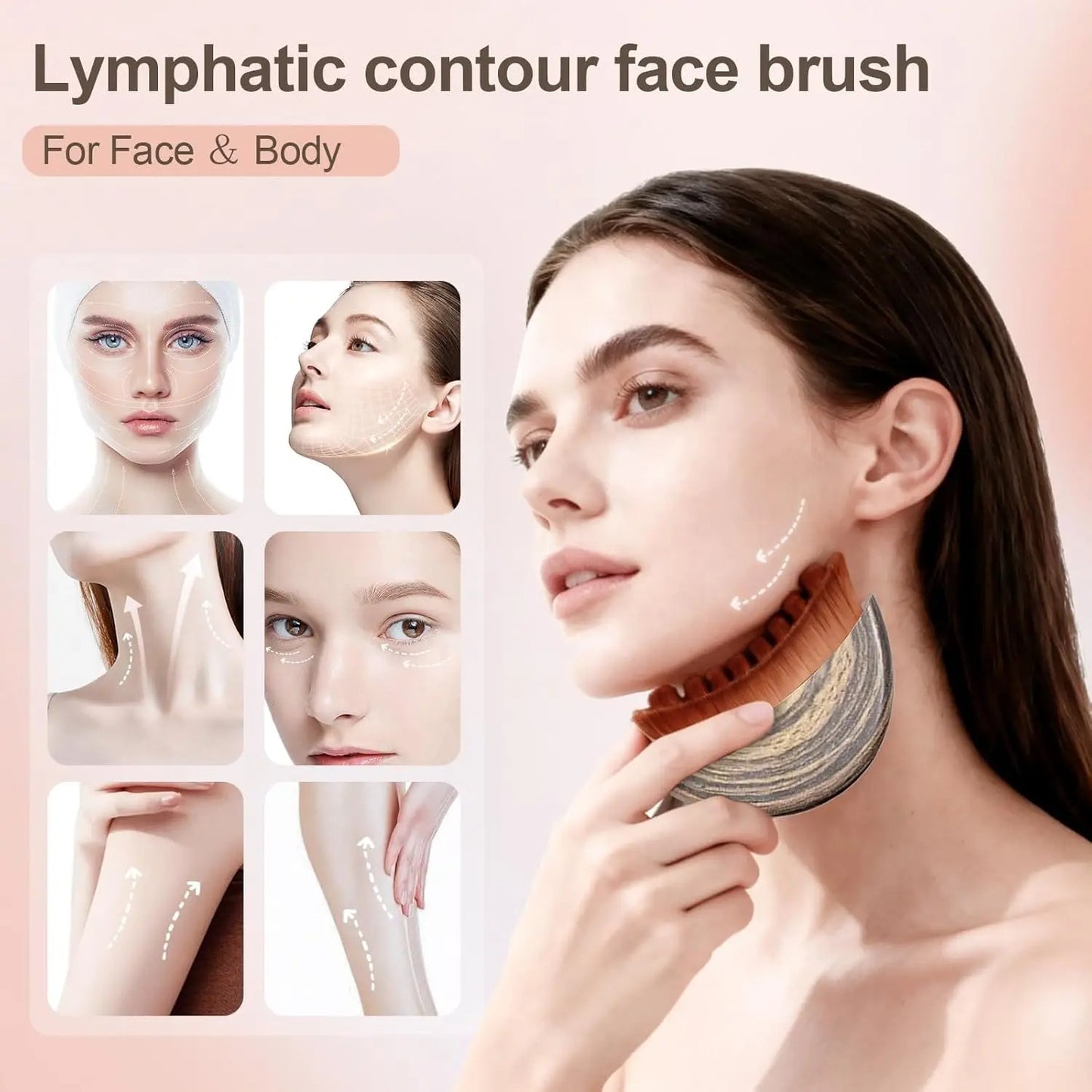 Ergonomic Contour Facial Brush