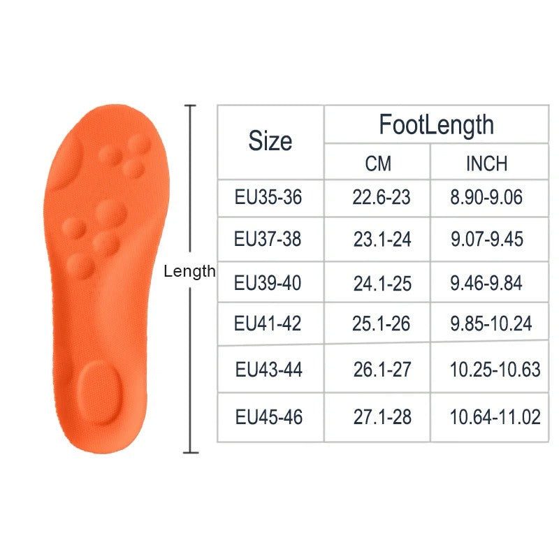 Latex Sport Insoles Soft