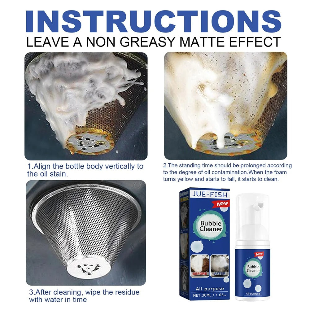 Foaming Heavy Oil Stain Cleaner Kitchen