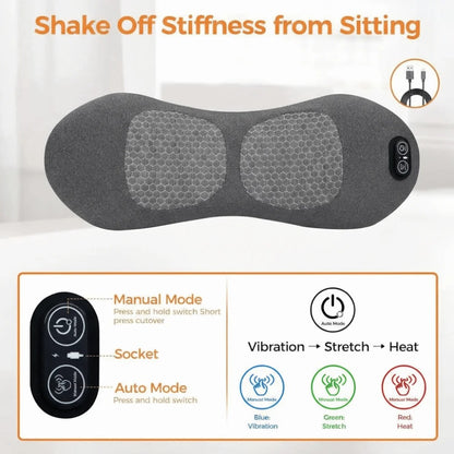 Heating Function 3-in-1 Back Massager Vibrating