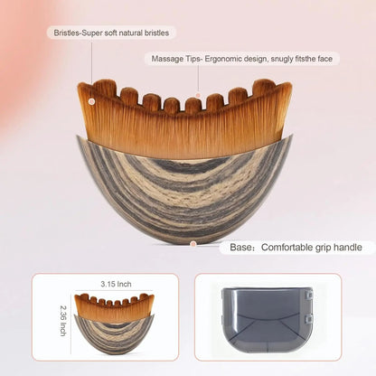 Ergonomic Contour Facial Brush