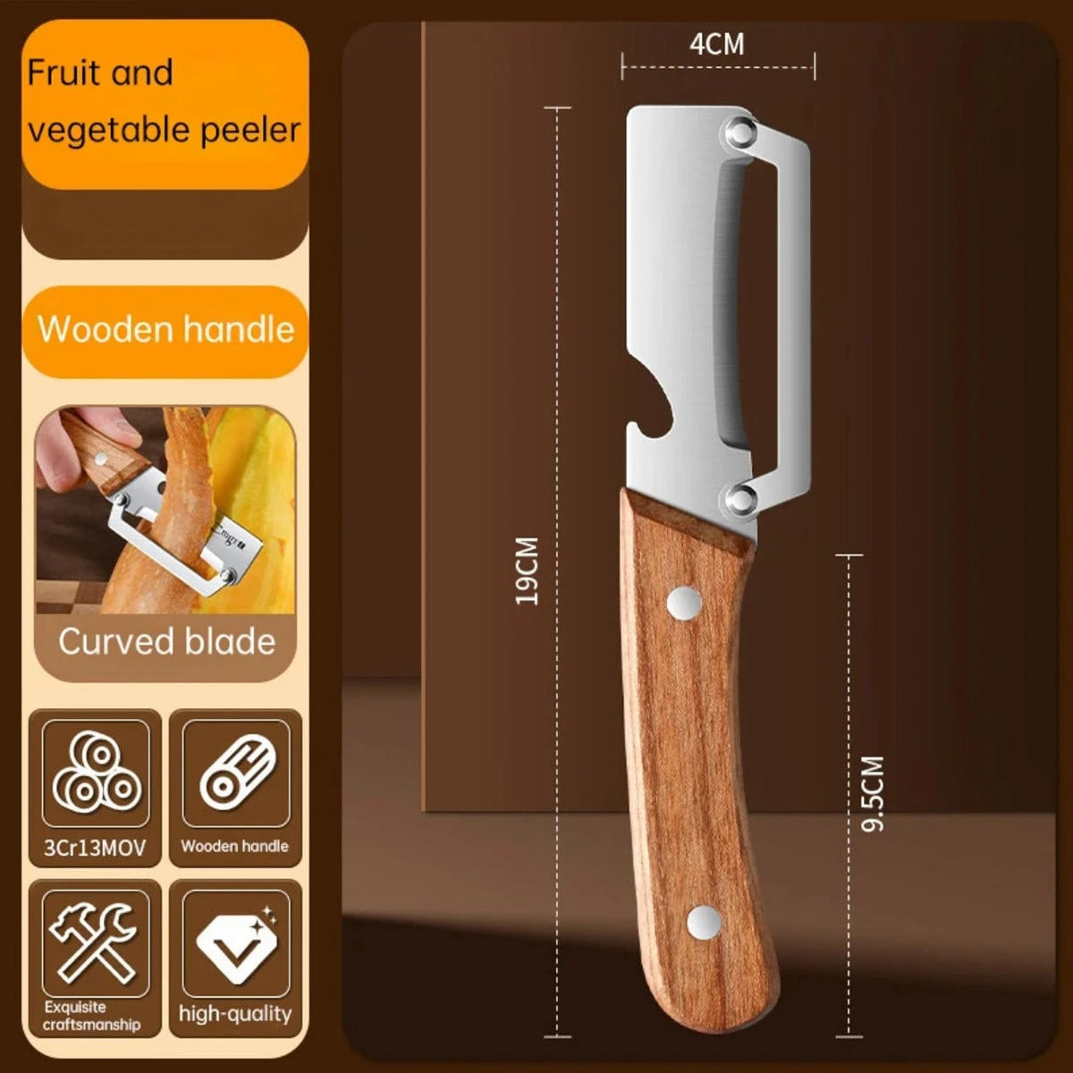 Cuppy™  Multi-functional Vegetable Peeler