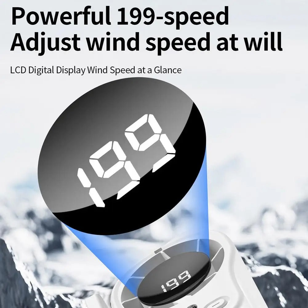 Waist Mounted High-speed Car Clip Fan