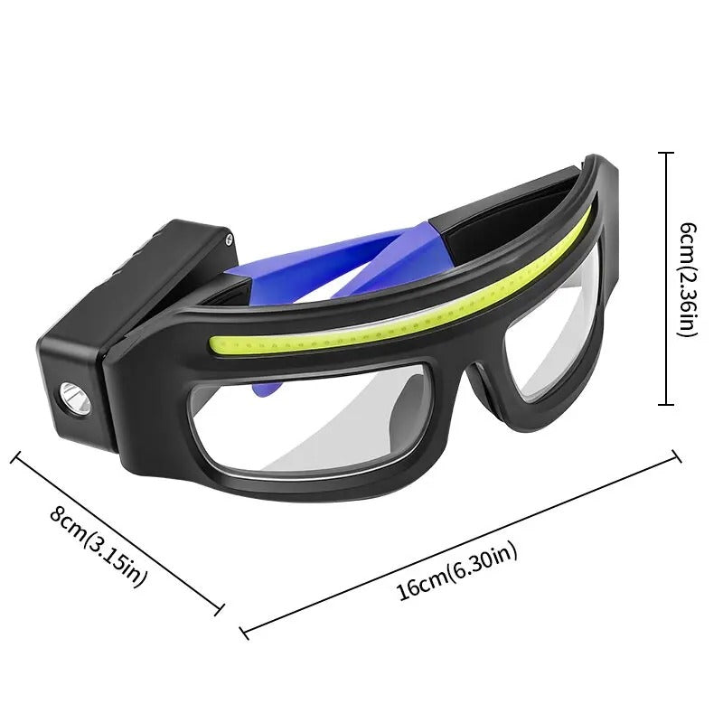 Rechargeable LED Glasses Headlight